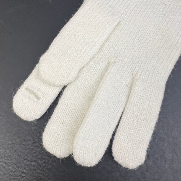 DKNY Women's Ivy Winter Gloves White Logo Gloves Size 0S Touch Screen Texting - Picture 6 of 10